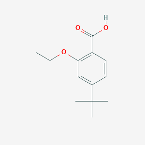 molecular formula C13H18O3 B1345024 4-叔丁基-2-乙氧基苯甲酸 CAS No. 796875-53-1