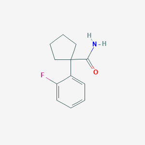 B1345035 1-(2-Fluorophenyl)cyclopentane-1-carboxamide CAS No. 1090385-94-6