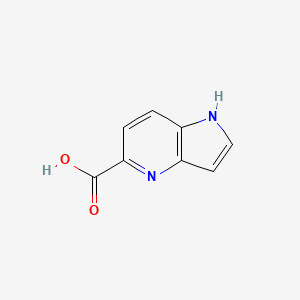 molecular formula C8H6N2O2 B1345058 1H-吡咯并[3,2-b]吡啶-5-羧酸 CAS No. 872355-64-1