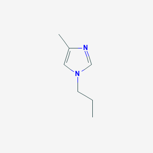 molecular formula C7H12N2 B134510 1H-Imidazole, 4-methyl-1-propyl CAS No. 144748-25-4