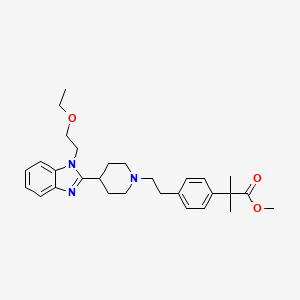 molecular formula C29H39N3O3 B13451191 Bilastine Ester 