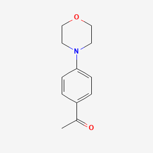 molecular formula C12H15NO2 B1345126 4'-吗啉基苯乙酮 CAS No. 39910-98-0