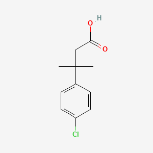 molecular formula C11H13ClO2 B1345130 3-(4-氯苯基)-3-甲基丁酸 CAS No. 42288-16-4