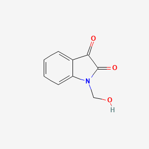 molecular formula C9H7NO3 B1345132 1-(羟甲基)吲哚-2,3-二酮 CAS No. 50899-59-7