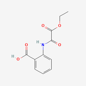 molecular formula C11H11NO5 B1345133 2-{[乙氧基(氧代)乙酰基]氨基}苯甲酸 CAS No. 51679-85-7
