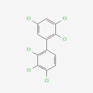molecular formula C12H4Cl6 B1345134 2,2',3,3',4,5'-Hexachlorobiphenyl CAS No. 52663-66-8