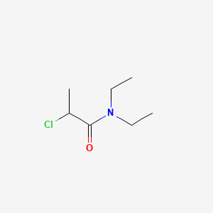 molecular formula C7H14ClNO B1345137 2-Chloro-N,N-diethylpropionamide CAS No. 54333-75-4