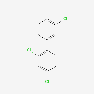 molecular formula C12H7Cl3 B1345139 2,3',4-三氯联苯 CAS No. 55712-37-3