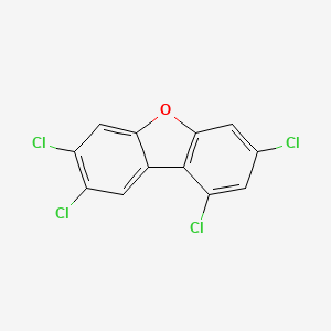 molecular formula C12H4Cl4O B1345142 1,3,7,8-四氯二苯并呋喃 CAS No. 57117-35-8