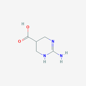 molecular formula C5H9N3O2 B134515 2-amino-1,4,5,6-tetrahydropyrimidine-5-carboxylic Acid CAS No. 158832-73-6
