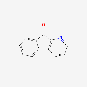molecular formula C12H7NO B1345150 9H-茚并(2,1-b)吡啶-9-酮 CAS No. 57955-12-1