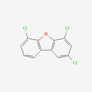 molecular formula C12H5Cl3O B1345151 2,4,6-Trichlorodibenzofuran CAS No. 58802-14-5