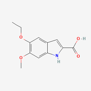 5-ethoxy-6-methoxy-1H-indole-2-carboxylic acid