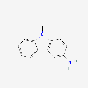 molecular formula C13H12N2 B1345154 9-Methyl-9H-carbazol-3-amine CAS No. 61166-04-9