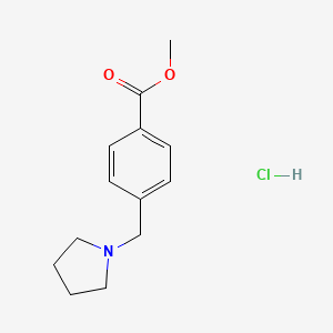 Methyl 4-[(pyrrolidin-1-yl)methyl]benzoate hydrochloride