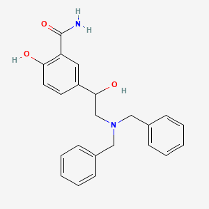 5-[2-[Bis(phenylmethyl)amino]-1-hydroxyethyl]-2-hydroxybenzamide