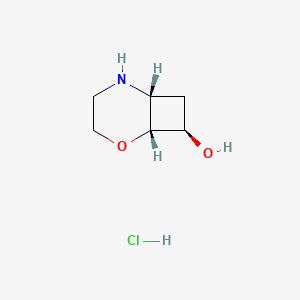 rac-(1R,6R,8R)-2-oxa-5-azabicyclo[4.2.0]octan-8-ol hydrochloride