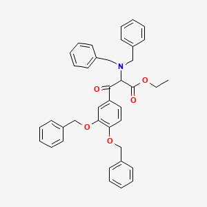 Ethyl 3-(3,4-bis(benzyloxy)phenyl)-2-(dibenzylamino)-3-oxopropanoate