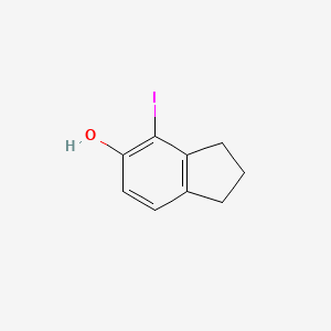 4-iodo-2,3-dihydro-1H-inden-5-ol