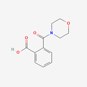 molecular formula C12H13NO4 B1345164 2-(Morpholine-4-carbonyl)benzoic acid CAS No. 73728-40-2