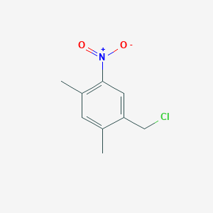 molecular formula C9H10ClNO2 B13451656 1-(Chloromethyl)-2,4-dimethyl-5-nitrobenzene 