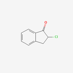 molecular formula C9H7ClO B1345166 2-chloro-2,3-dihydro-1H-inden-1-one CAS No. 73908-22-2