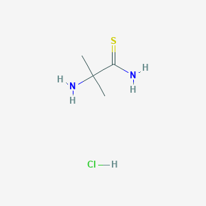 2-Amino-2-methylpropanethioamide hydrochloride