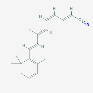 (2E,4Z,6E,8E)-3,7-dimethyl-9-(2,6,6-trimethylcyclohexa-1,3-dien-1-yl)nona-2,4,6,8-tetraenenitrile