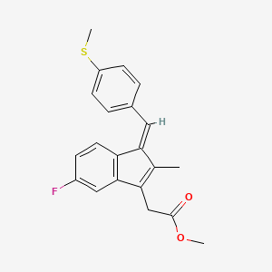 molecular formula C21H19FO2S B13451693 Sulindac Sulfide Methyl Ester CAS No. 106647-49-8