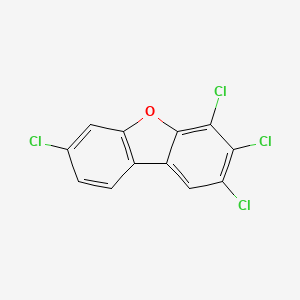 molecular formula C12H4Cl4O B1345171 2,3,4,7-Tetrachlorodibenzofuran CAS No. 83704-31-8