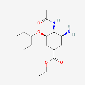 molecular formula C16H30N2O4 B13451715 1,2-Dihydro-oseltamivir (mixture of diastereomers) 