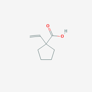 molecular formula C8H12O2 B13451728 1-Ethenylcyclopentane-1-carboxylic acid CAS No. 1934718-63-4