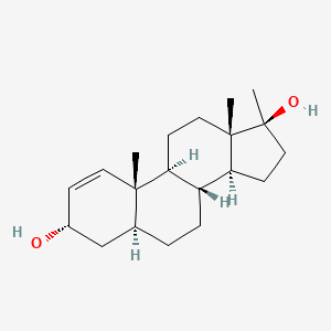 molecular formula C20H32O2 B13451743 17-Methyl-5Alpha-androst-1-ene-3Alpha,17Beta-diol 