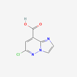 6-Chloroimidazo[1,2-b]pyridazine-8-carboxylic acid