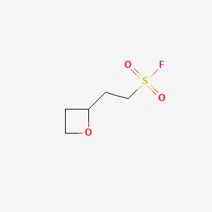 2-(Oxetan-2-yl)ethane-1-sulfonyl fluoride