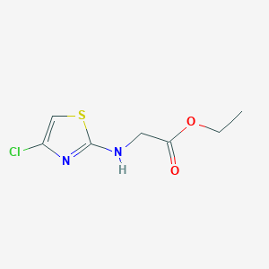 molecular formula C7H9ClN2O2S B13451818 Ethyl2-[(4-chloro-1,3-thiazol-2-yl)amino]acetate 