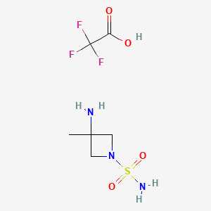 3-Amino-3-methylazetidine-1-sulfonamide,trifluoroaceticacid