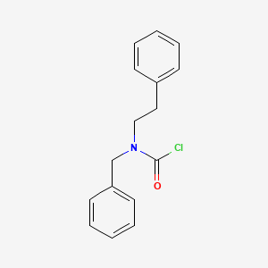 molecular formula C16H16ClNO B13451827 N-benzyl-N-(2-phenylethyl)carbamoyl chloride 