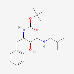 tert-Butyl ((2R,3S)-3-hydroxy-4-(isobutylamino)-1-phenylbutan-2-yl)carbamate