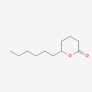 molecular formula C11H20O2 B1345184 6-己基四氢-2H-吡喃-2-酮 CAS No. 710-04-3
