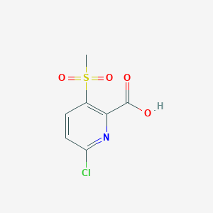 6-Chloro-3-methanesulfonylpyridine-2-carboxylic acid