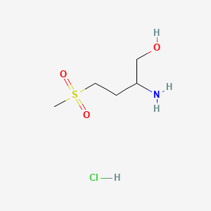 2-Amino-4-methanesulfonylbutan-1-ol hydrochloride