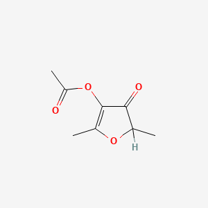 2,5-Dimethyl-4-oxo-4,5-dihydrofuran-3-yl acetate