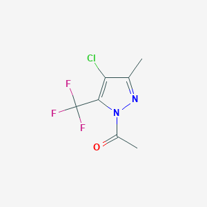 1-Acetyl-4-chloro-3-methyl-5-(trifluoromethyl)-1H-pyrazole