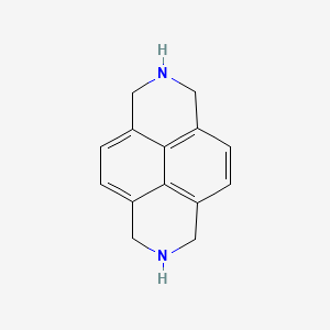 molecular formula C14H14N2 B13451906 2,7-Diaza-1,2,3,6,7,8-hexahydropyrene 