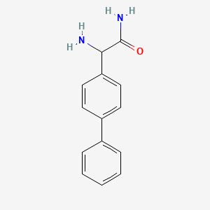 2-Amino-2-(4-phenylphenyl)acetamide