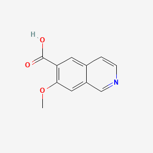 molecular formula C11H9NO3 B13451920 7-Methoxyisoquinoline-6-carboxylic acid 