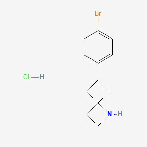 6-(4-Bromophenyl)-1-azaspiro[3.3]heptane hydrochloride