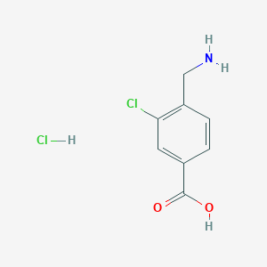 4-(Aminomethyl)-3-chlorobenzoic acid hydrochloride