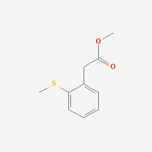 molecular formula C10H12O2S B13451951 Methyl 2-[2-(methylsulfanyl)phenyl]acetate 